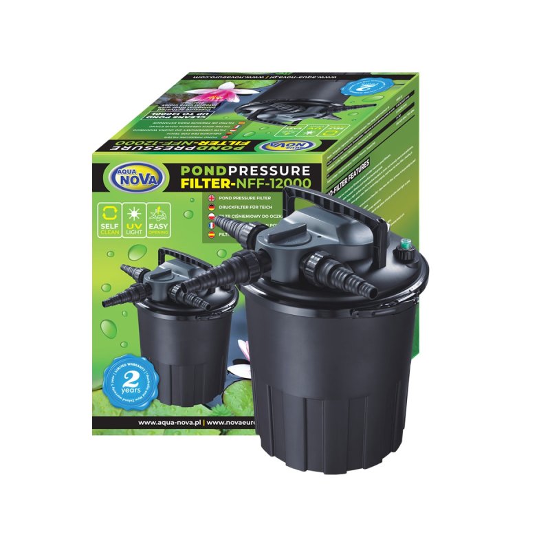 Filtr ciśnieniowy NFF-12000 do oczka 24 w uv Aqua Nova
