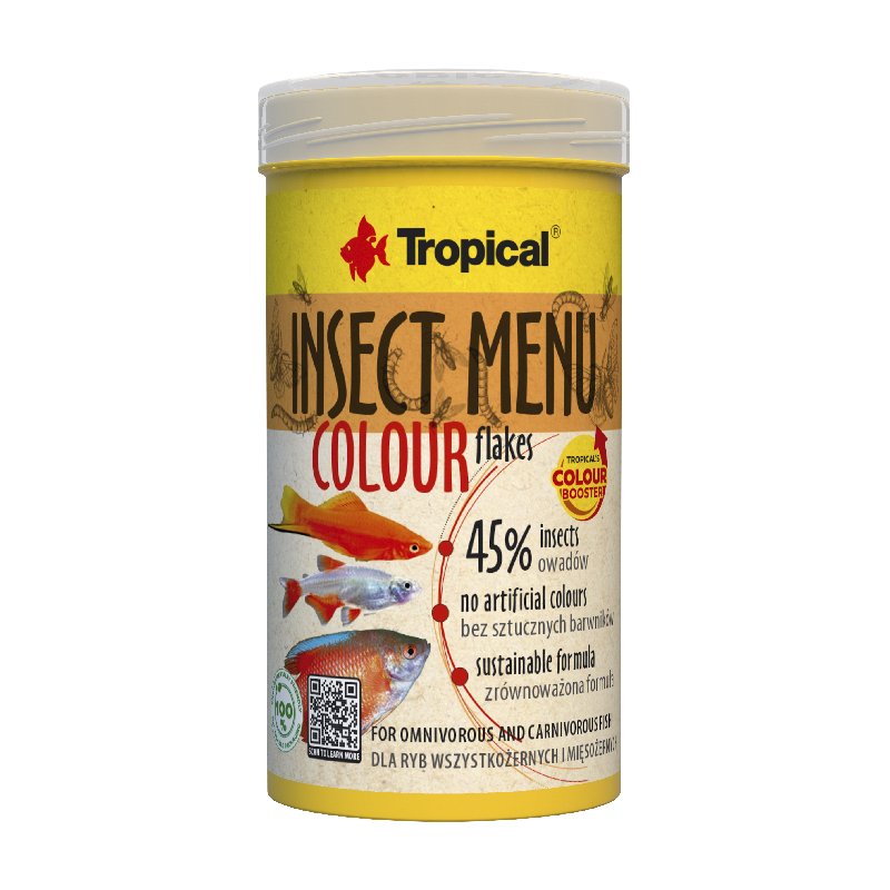 TROPICAL INSECT MENU COLOUR FLAKES 250ML/50G