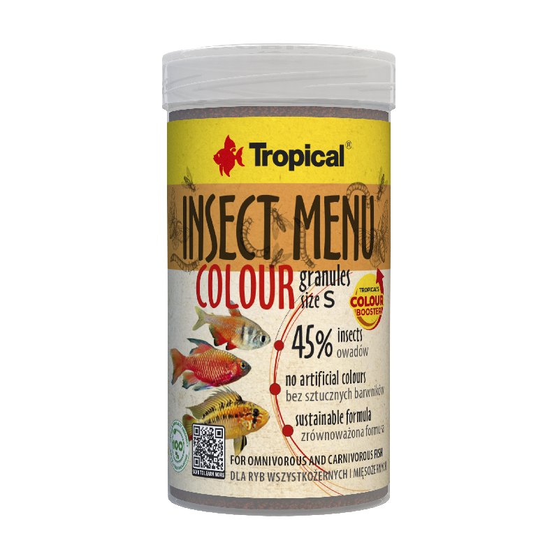 TROPICAL INSECT MENU COLOUR GRANULES SIZE S 100ML/54G