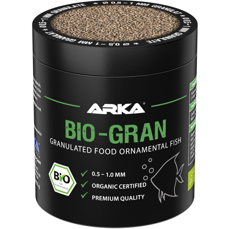 ARKA Bio-Gran Organic 250 ml BIO pokarm dla ryb akwariowych