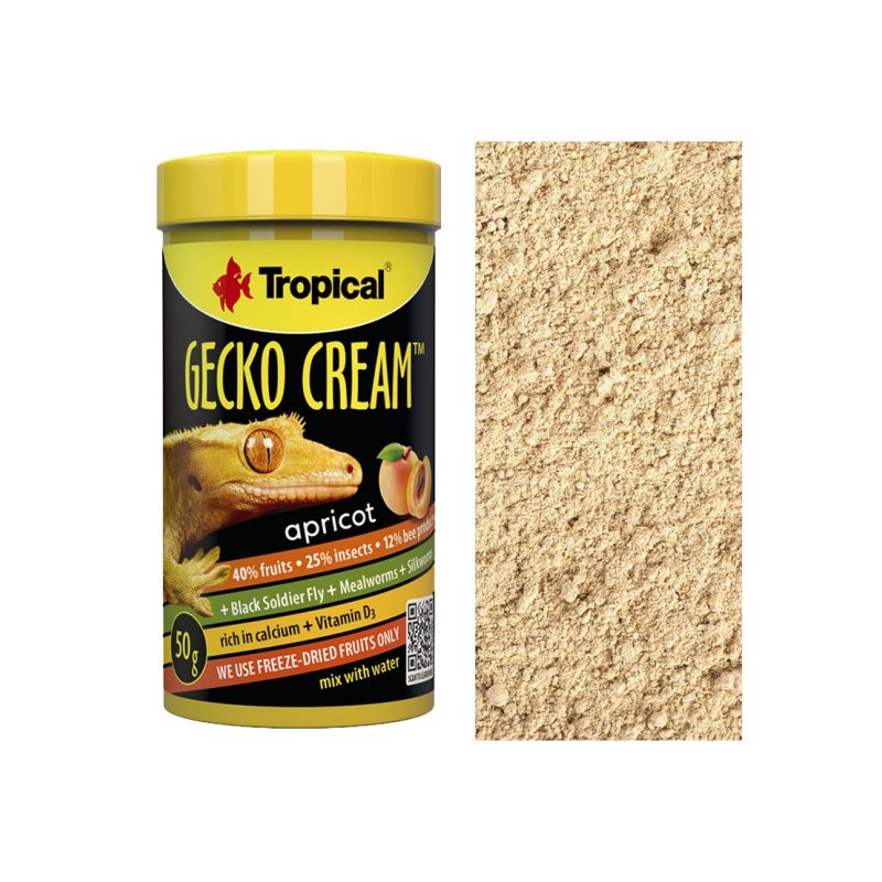Tropical Gecko 100 ml Pokarm Dla Gekonów Brzoskwinia
