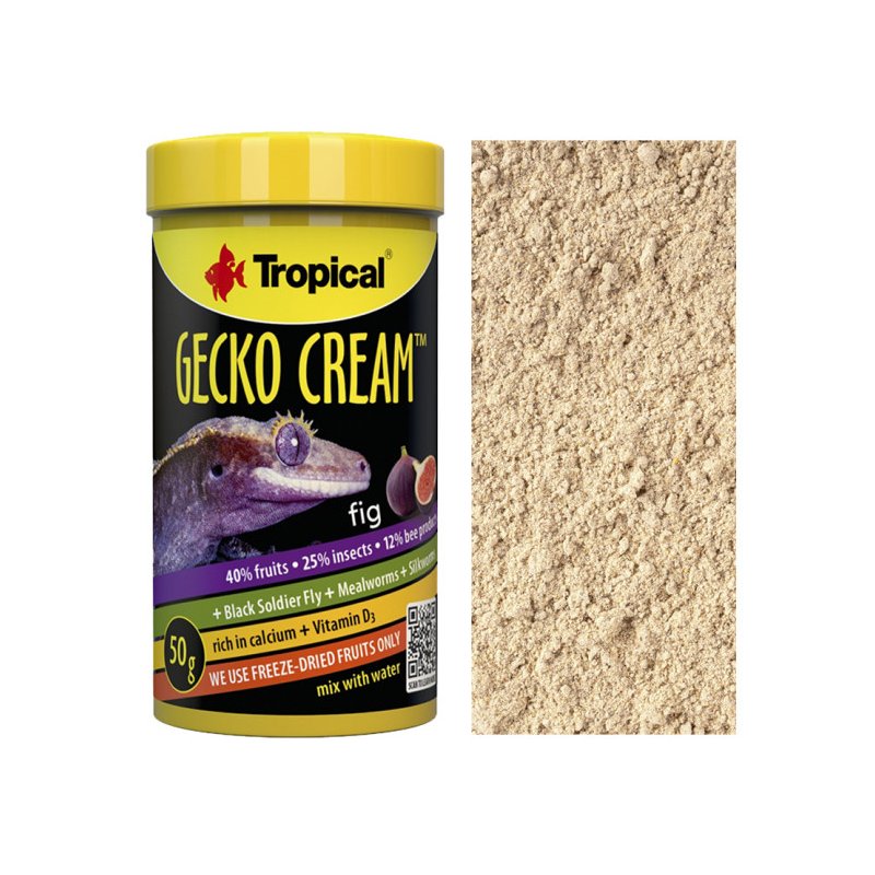 Tropical Gecko 100 ml Pokarm Dla Gekonów Figa