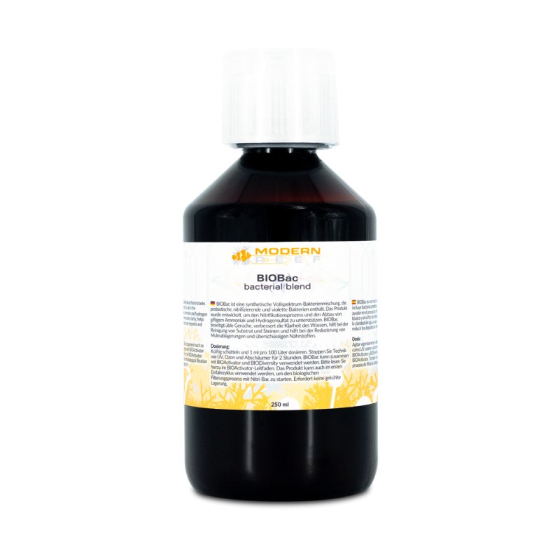 Modern Reef BIOBac Bacterial Blend 250ml - bakterie do akwarium