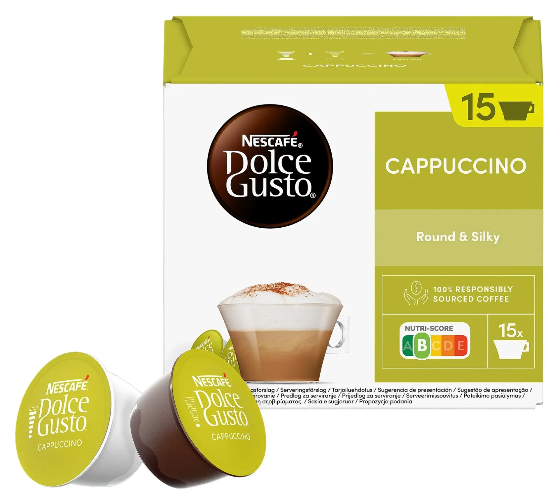 30 kapsułek Nescafe Dolce Gusto Cappuccino - 15 napojów, klasyczne