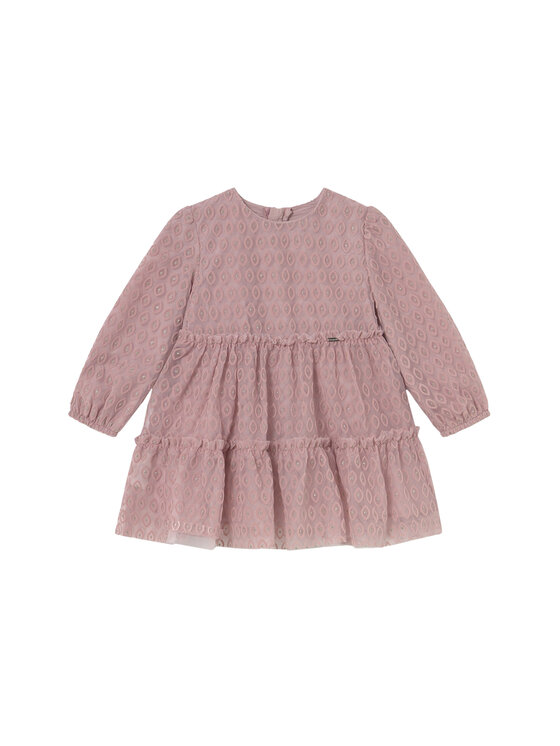 Mayoral Sukienka elegancka 2907 Różowy Regular Fit