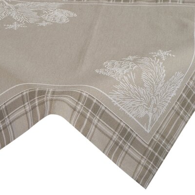 Obrus EUROFIRANY Cho 439946 140 x 200 cm Ciemnobeżowy