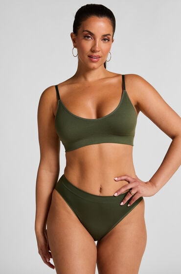 Hunkemöller Wysokie majtki Dide Zielony