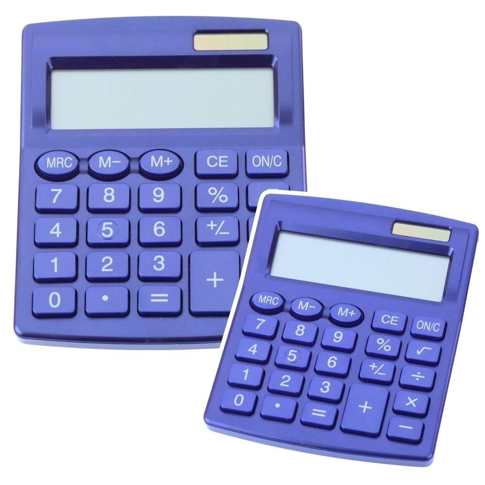 Leantoys Kalkulator biurowy granatowy