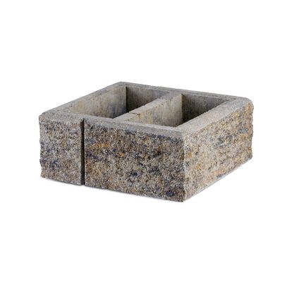 Bloczek słupkowy JONIEC® - GORC® GUD+GAD Piryt 38 x 38 x 16 cm