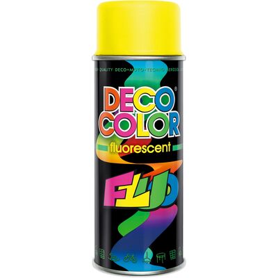 DECO COLOR Lakier fluorescencyjny Fluorescent żółty 0,4 l