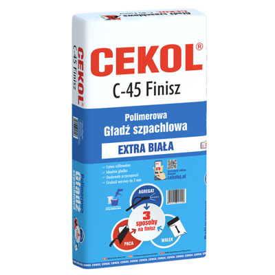 Cekol Gładź szpachlowa polimerowa C-45 Finish 5 kg