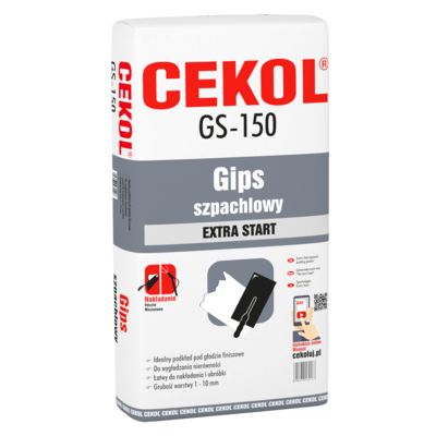 Cekol Gips szpachlowy EXTRA GS-150 18 kg