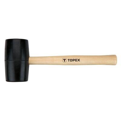 Młotek gumowy 58 mm / 450 g, trzonek drewniany TOPEX