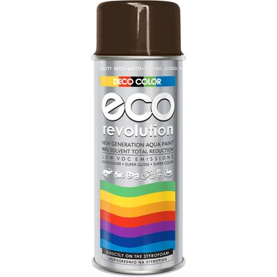 DECO COLOR Lakier Eco Revolution Ral 8011 brąz orzech 0,4 l