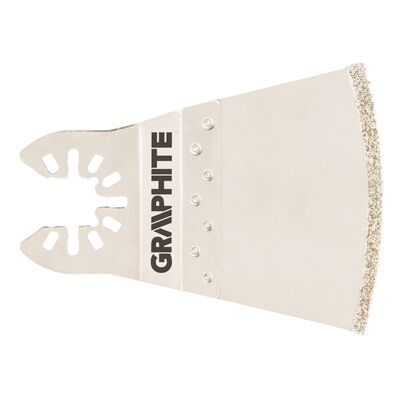 GRAPHITE Brzeszczot łukowy do urządzenia wielofunkcyjnego, 68 mm, galwaniczne pokrycie nasypem diamentowym