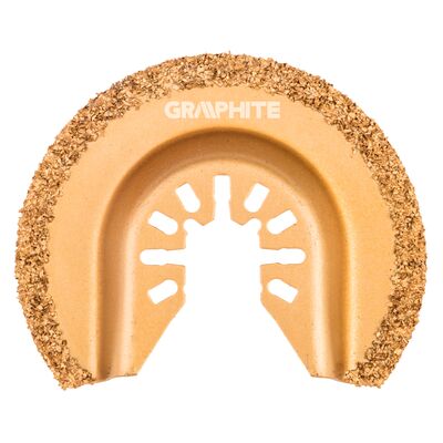 GRAPHITE Tarcza półokrągła HM do ceramiki, 64 mm, pokrycie nasypem z węglika wolframu