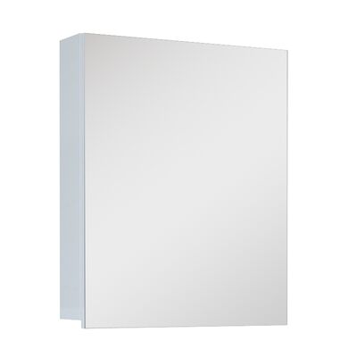 Szafka łazienkowa wisząca z lustrem 40 1D White