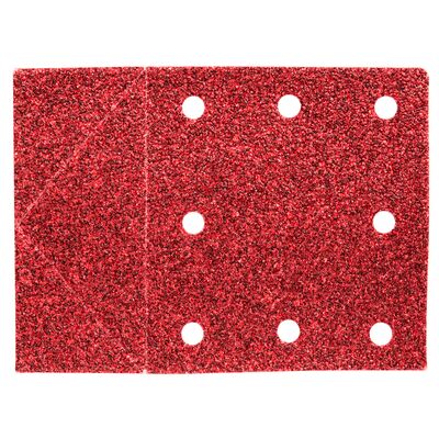 Papier ścierny 115 x 160 mm, otwory, perforacja do odrywania, rzep, K40, 3 sztuki GRAPHITE