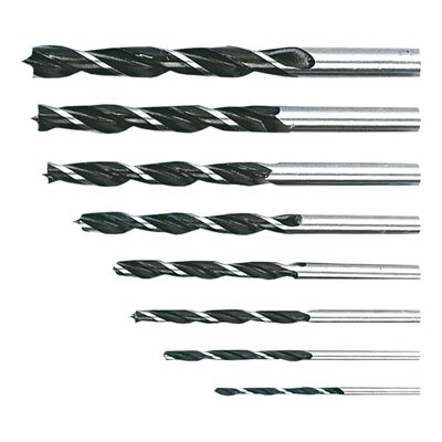 Top Tools Wiertło do drewna spiralne 3 - 10 mm, zestaw 8 sztuk