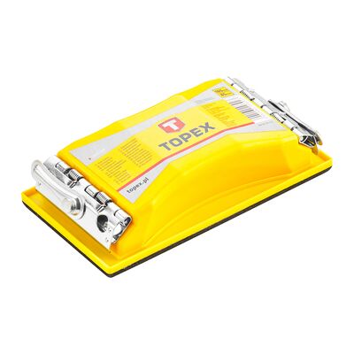 Blok ścierny 85 x 165 mm, metalowe zaciski TOPEX