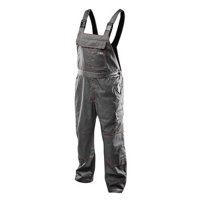 NEO Spodnie robocze na szelkach, rozmiar L / 52