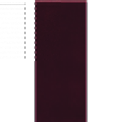 Parapet szkliwiony 350 x 148 x 13 mm wiśnia
