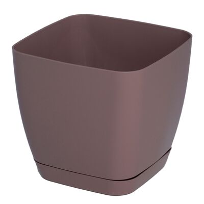 Doniczka TOSCANA 11 cm kwadratowa róża vintage