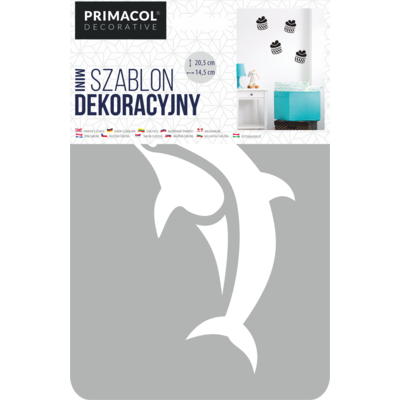 Primacol Szablon dekoracyjny MINI nr 205 Dolphi Decorative