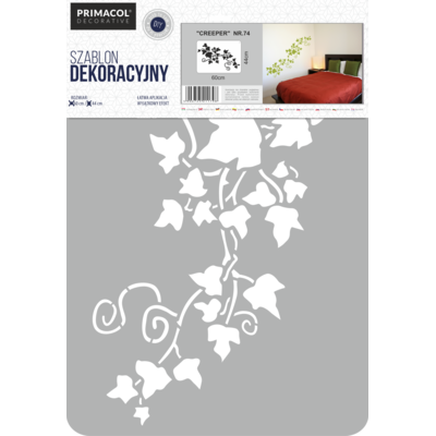 Primacol Szablon dekoracyjny XXL nr 74 Creeper Decorative