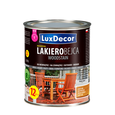 LuxDecor Lakierobejca do drewna jasny 0,75 l