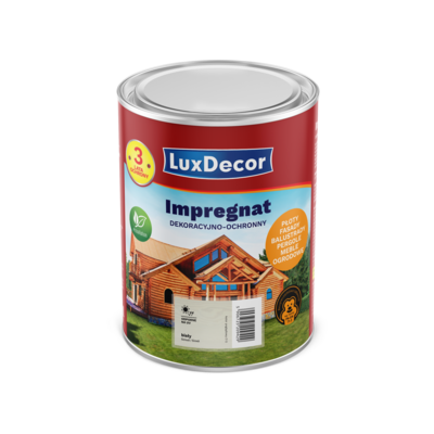LuxDecor Impregnat akrylowy ochronno-dekoracyjny biały 1 l
