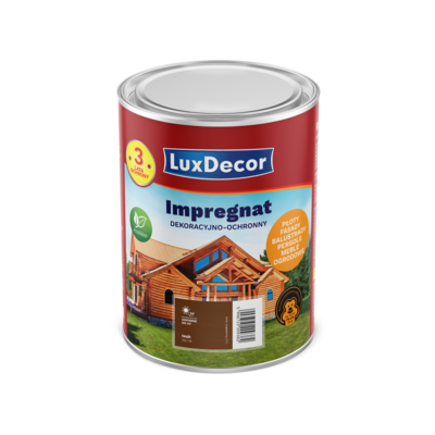 LuxDecor Impregnat akrylowy ochronno-dekoracyjny teak 1 l