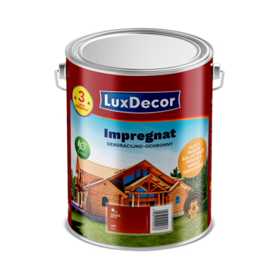 LuxDecor Impregnat akrylowy ochronno-dekoracyjny cedr 5 l