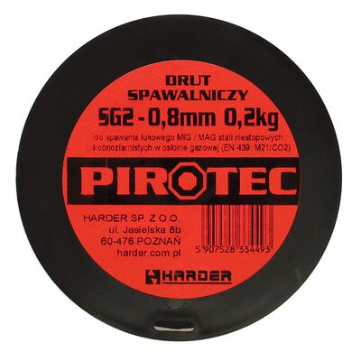 Drut spawalniczy SG2 0,8 mm, 0,2 kg PIROTEC