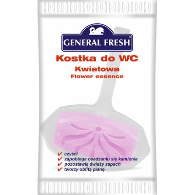 Kostka WC folia, 35 g, kwiat, General Fresh