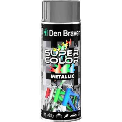 DEN DRAVEN Lakier w aerozolu metalic 400 ml srebrny