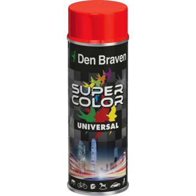DEN DRAVEN Lakier w aerozolu uniwersalny 400 ml ognista czerwień
