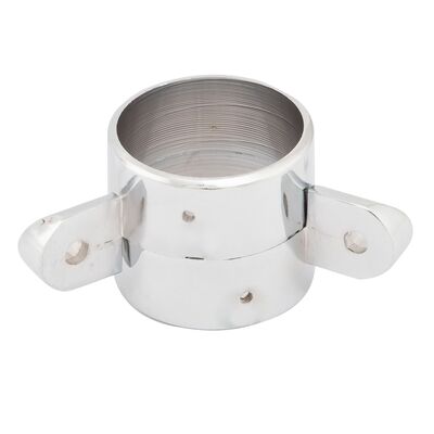 Uchwyt kątowy dwustronny Ø50 chrom