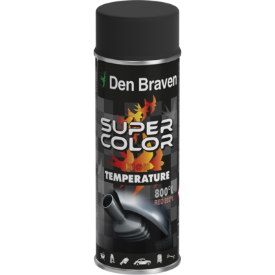 Lakier wysokotemperaturowy 400 ml czarny