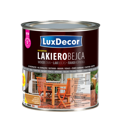 LuxDecor Lakierobejca do drewna jasny 2,5 l