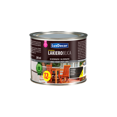LuxDecor Lakierobejca do drewna palisander 0,2 l