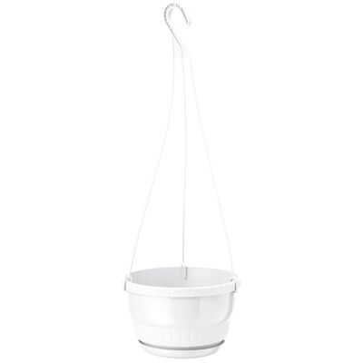 Doniczka wisząca 19 cm EUROPA biały
