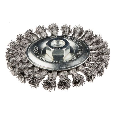 GRAPHITE Szczotka druciana tarczowa 115 mm x M14, INOX