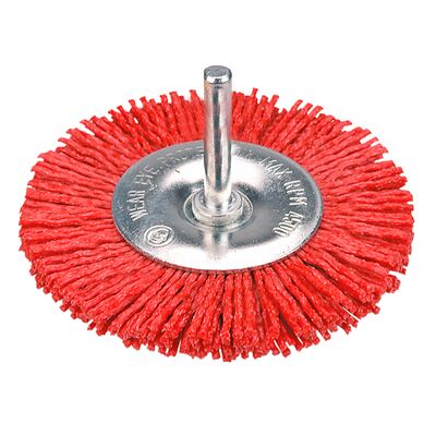 VERTO Szczotka ścierna tarczowa z trzpieniem 100 mm