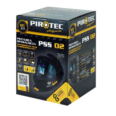 Przyłbica spawalnicza z filtrem automatycznym PSS 02 PIROTEC