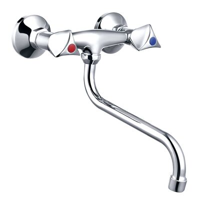 LIVENO Bateria zlewozmywakowa ścienna Kaja