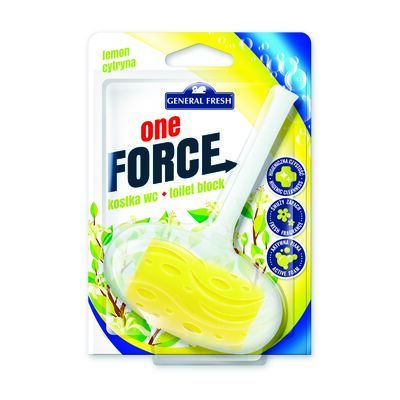 Kostka WC blistra, One Force, 40 g, cytryna, General Fresh