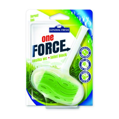 Kostka WC blistra, One Force, 40 g, las, General Fresh