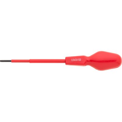 Wkrętak elektrotechniczny z izolacją 1000 V płaski SL3 x 100 mm
