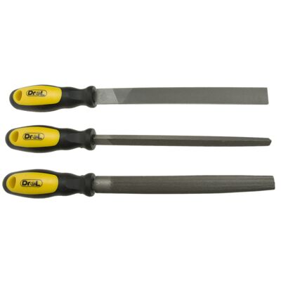 Condor Pilnik do metalu 200 mm, zestaw: 3 sztuk